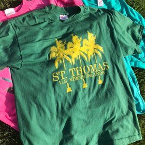 VINTAGE ST. THOMAS U.S. VIRGIN ISLANDS T-SHIRT